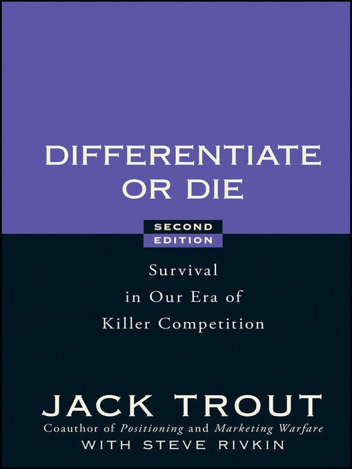 Title details for Differentiate or Die by Jack Trout - Available